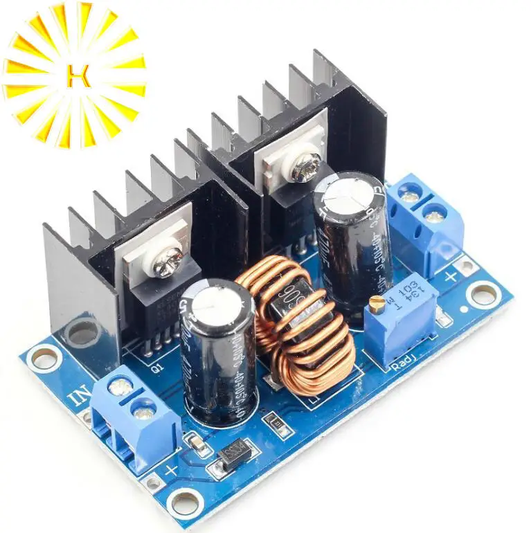 Step-down power supply module DC4-40v to DC1.25-36v 8A 200w adjustable XL4016E1 DC-DC DC voltage regulator buck module Connector