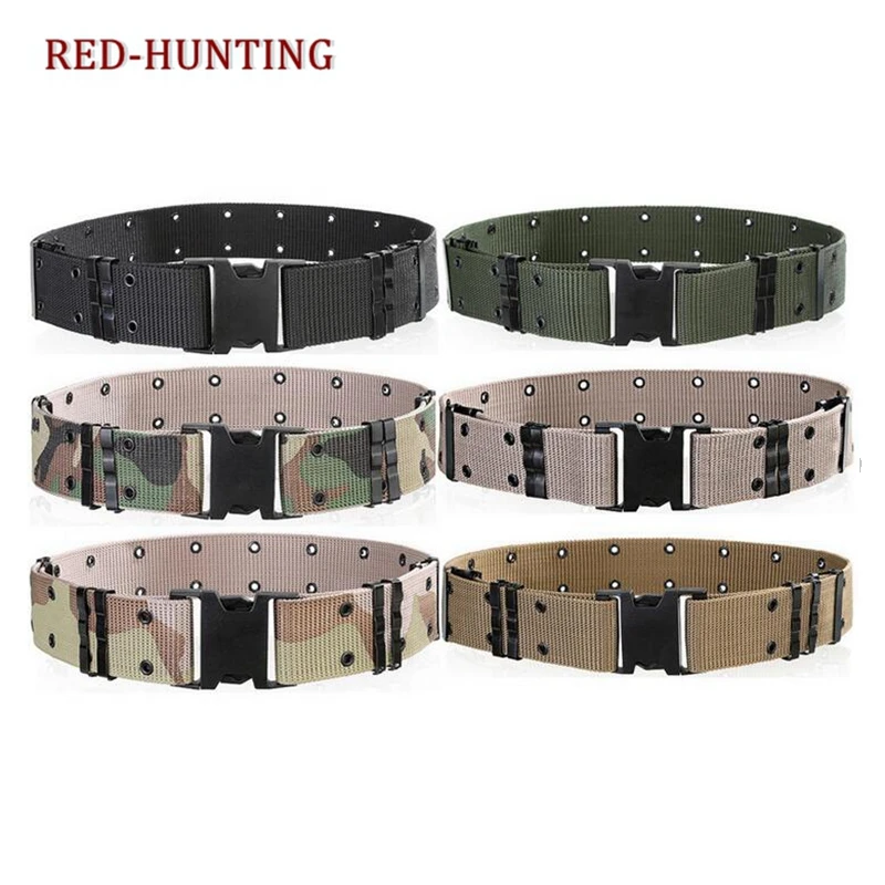 Nylon Military Belts for Men, Hunting, Special Forces, Police, Army, Quick Release Waistband