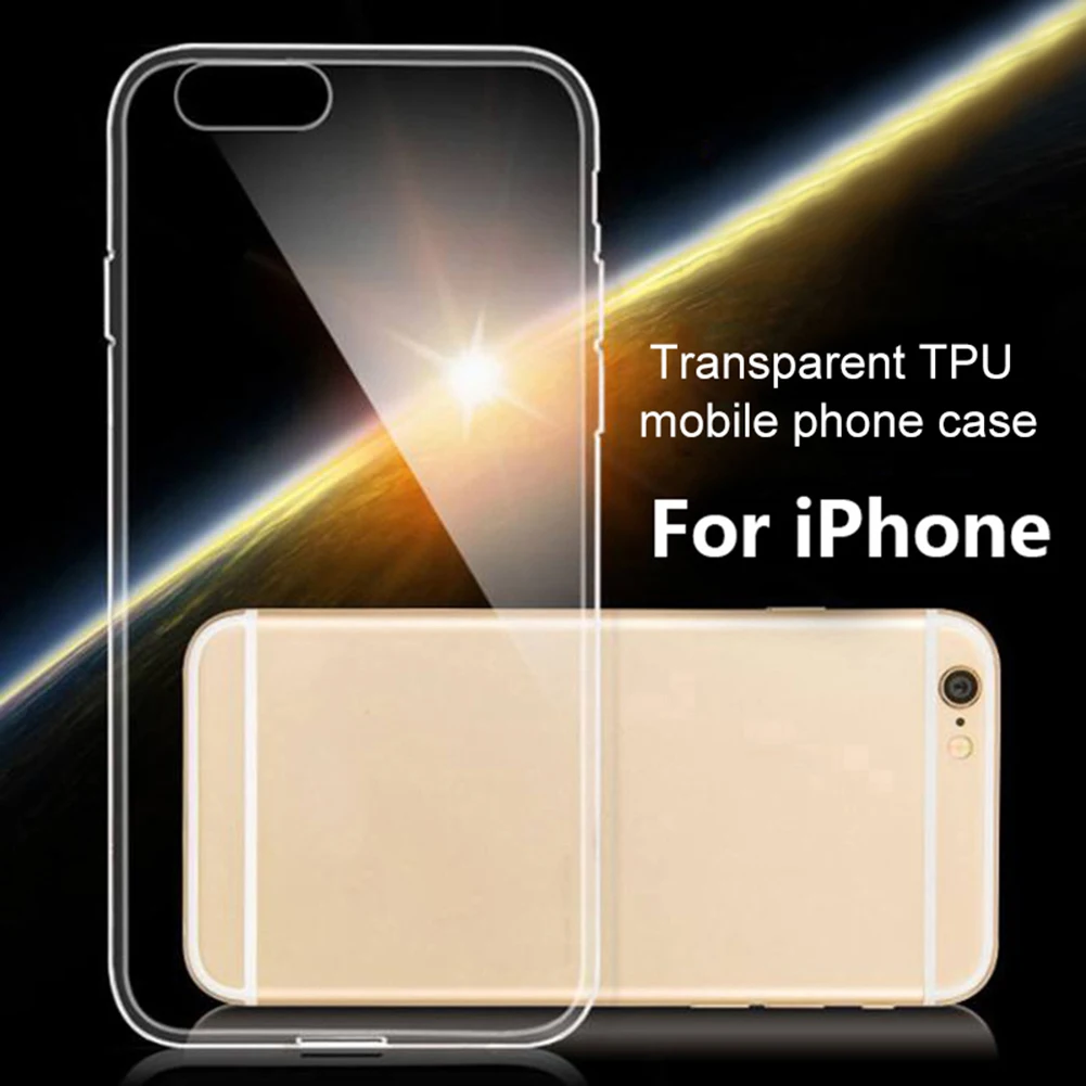Nowy przyjazd Ultra-slim przezroczyste TPU telefon skrzynki pokrywa dla iPhone X/XS/XS Max/7/8/7P/6/6S