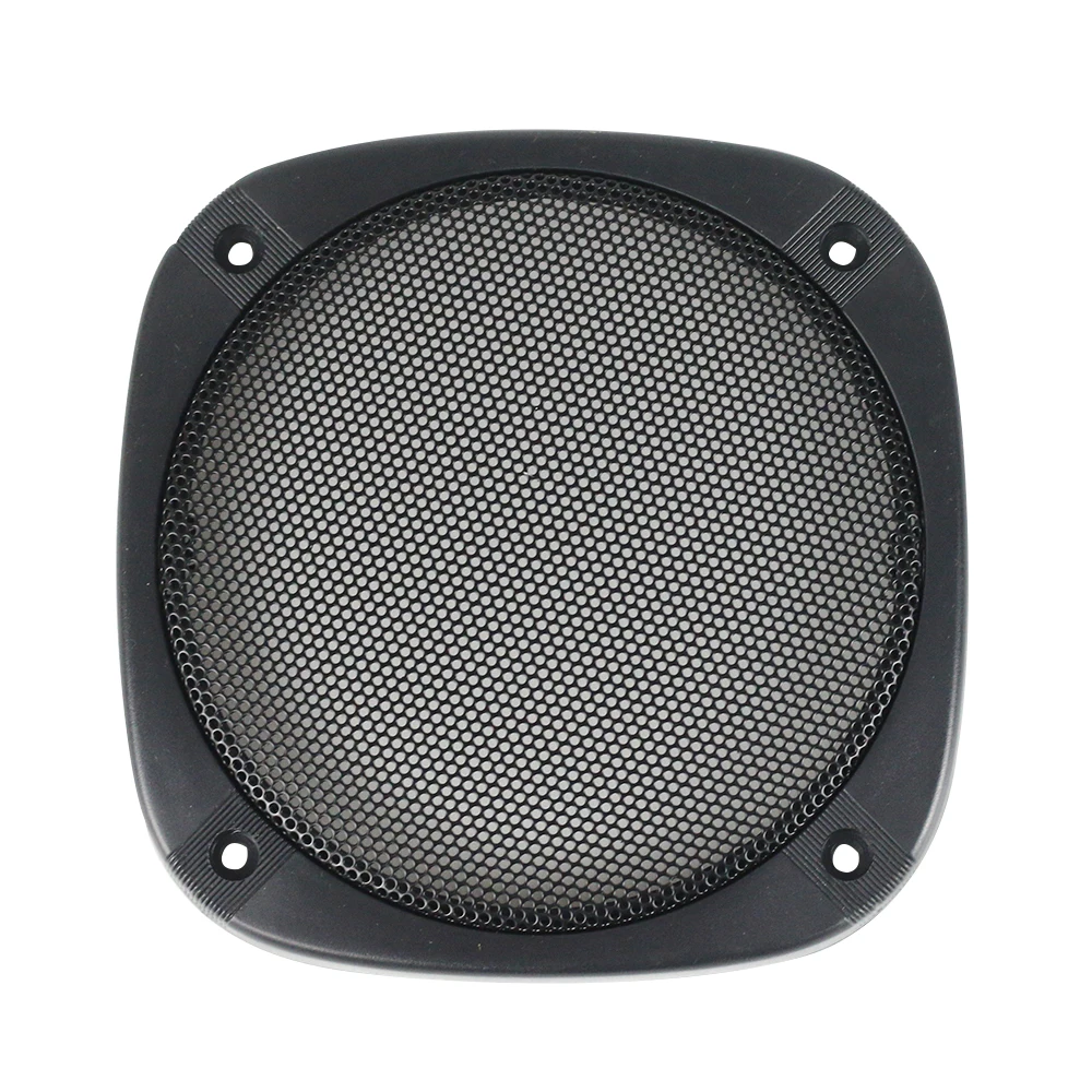 GHXAMP 2PCS 5 inch Car Speaker Grill Mesh Protective Cover ABS