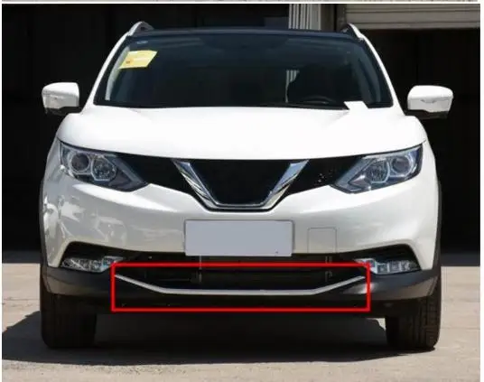 FOR 2016-2018 NISSAN QASHQAI J11 ASIAN MODEIS FRONT GRILL GRILLE ACCENT COVER LOWER MESH TRIM MOLDING STYLING BEZEL GARNISH