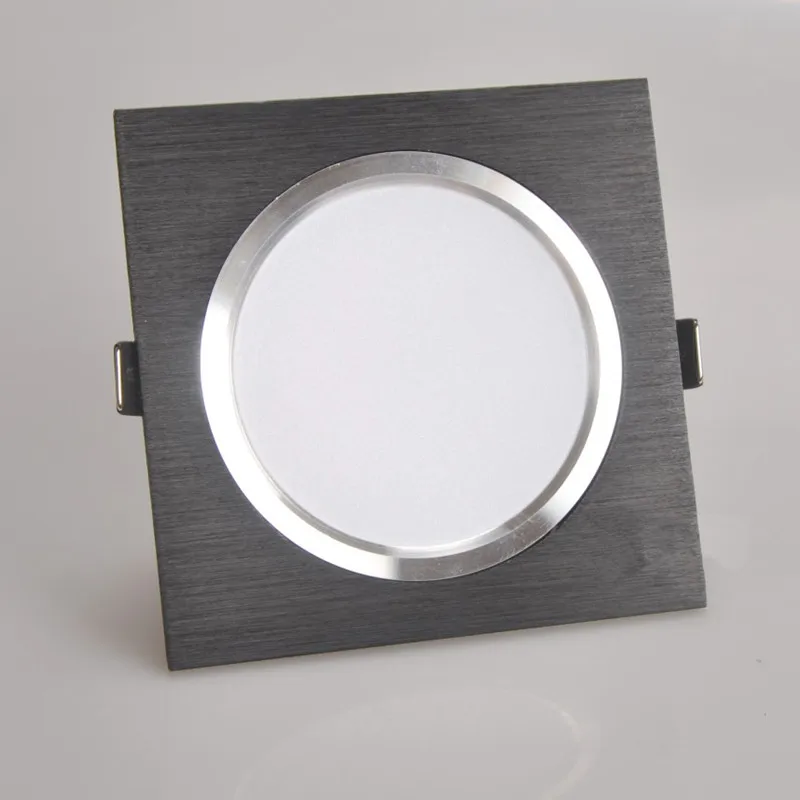 2.5inch Downlight LED 6w 9w 12w 220v Nature White Square Recessed LED Lamp Spot Light for Living Room Foyer Bedroom Kitchen