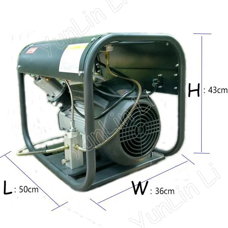 220V Electric Air Pump 2.2KW Air Pump Double Cylinder High Pressure Paintball Air Compressor for Airgun Rifle