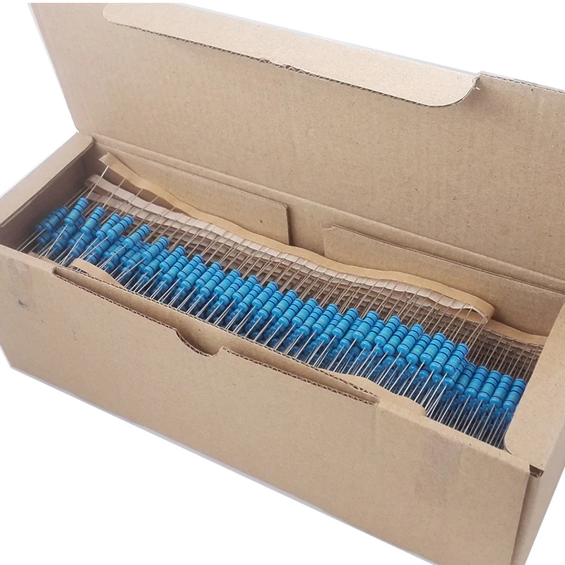 10pcs 2W Metal film resistor 1% 0.1R ~ 2.2M 0.1 0.15 0.18 0.22 0.24 0.27 0.3 0.33 0.36 0.39 0.43 0.47 0.56 0.68 0.75 0.82 1M ohm