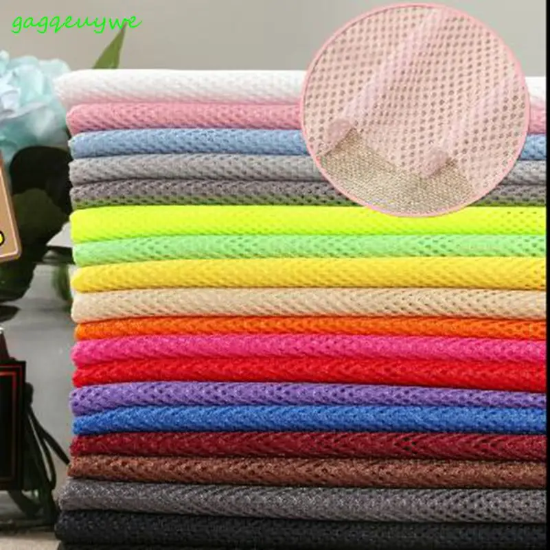 Gagqeuywe wide 1.5m Colorful Breathable soft single-layer mesh cloth mesh about 2 mm for lining lining net pocket diaper pocket