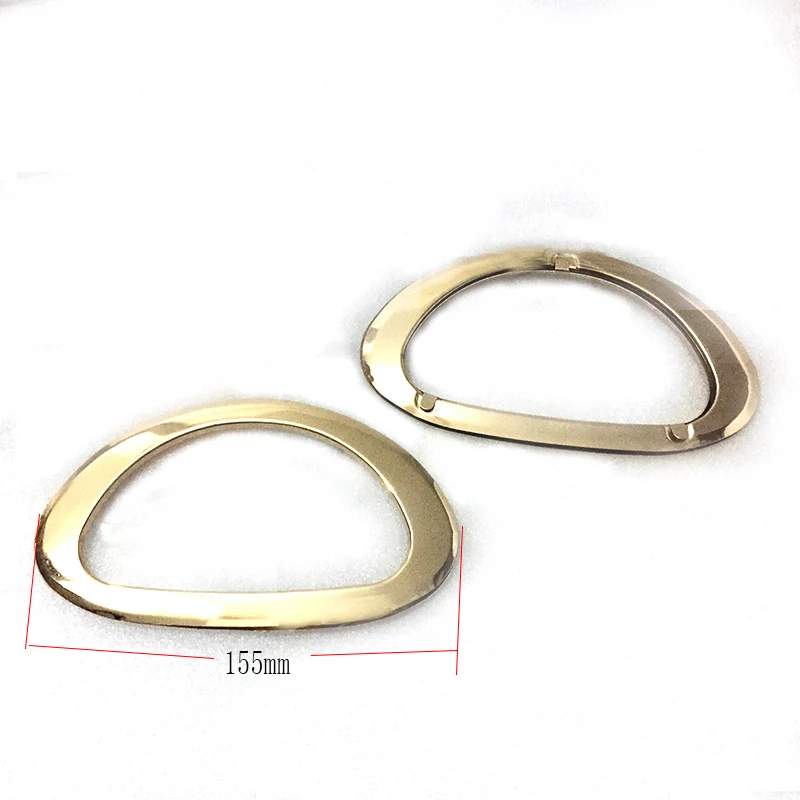 6 Inch (155mm) large Light weight Round Rectangle Grommet purse handles