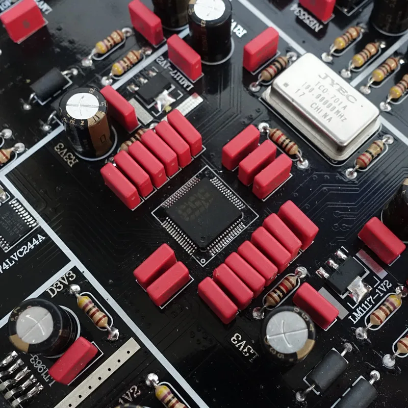 ES9038 decoder with remote control support USB coaxial optical fiber balance input support DSD