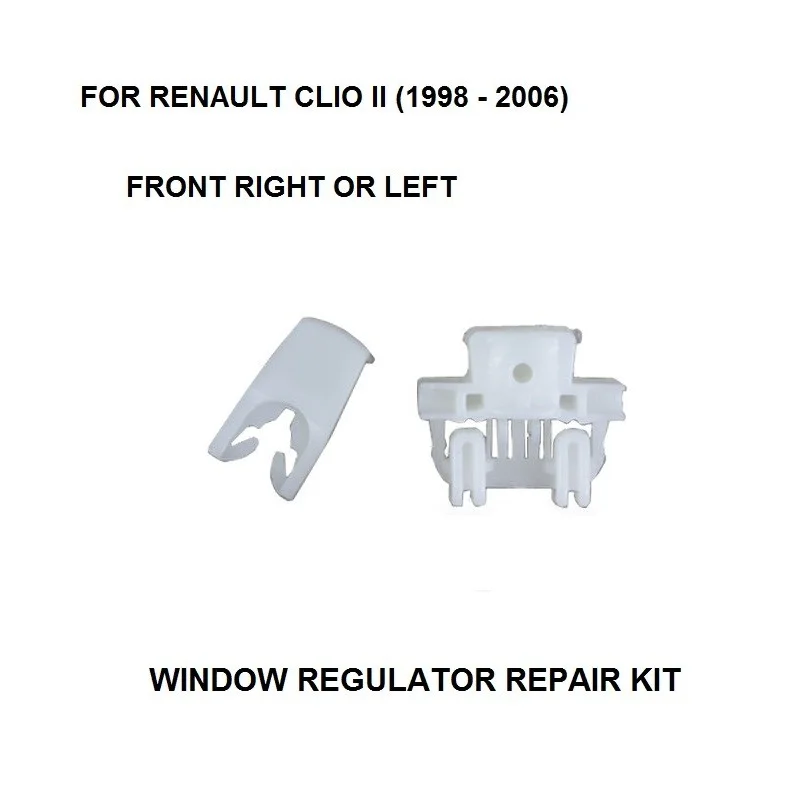 WINDOW REGULATOR REPAIR CLIP KIT FOR RENAULT CLIO II WINDOW REGULATOR REPAIR CLIP FRONT LEFT OR RIGHT SIDE 1998-2006