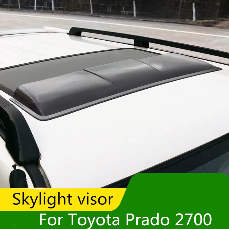 For Toyota Prado 2700 10-18 sunroof block Prado sunroof rain visor rain eyebrow accessories