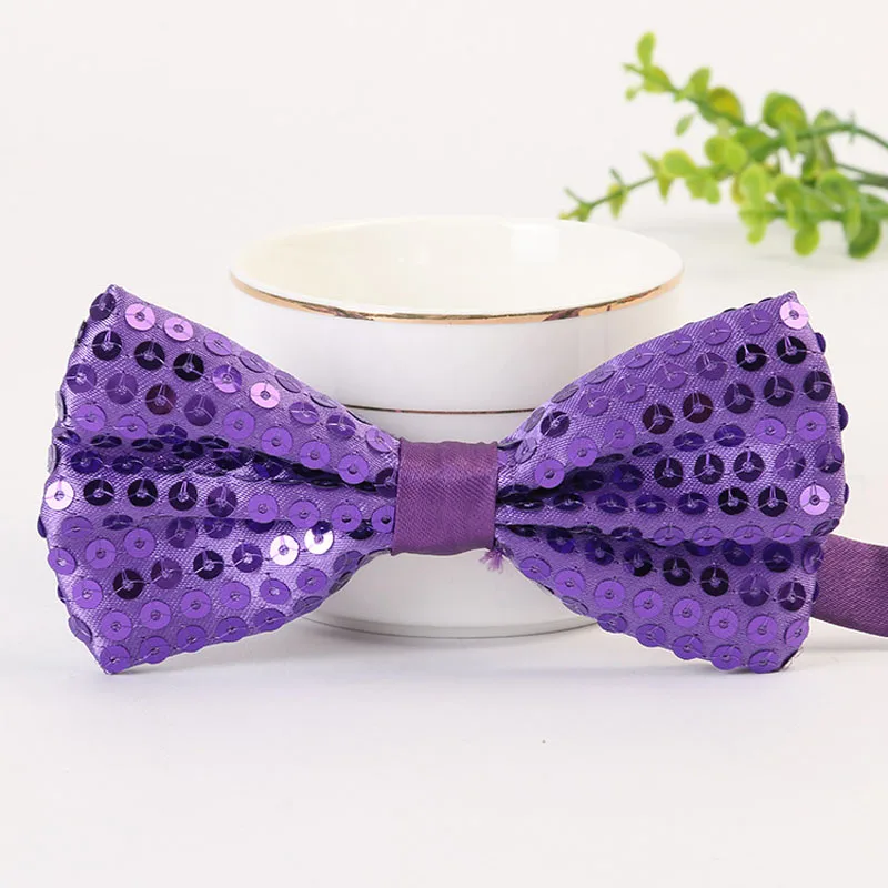 Fashion kids sequin bow tie adult shinny Bowties cosplay bow magic performance bowtie adjustable ZA5759