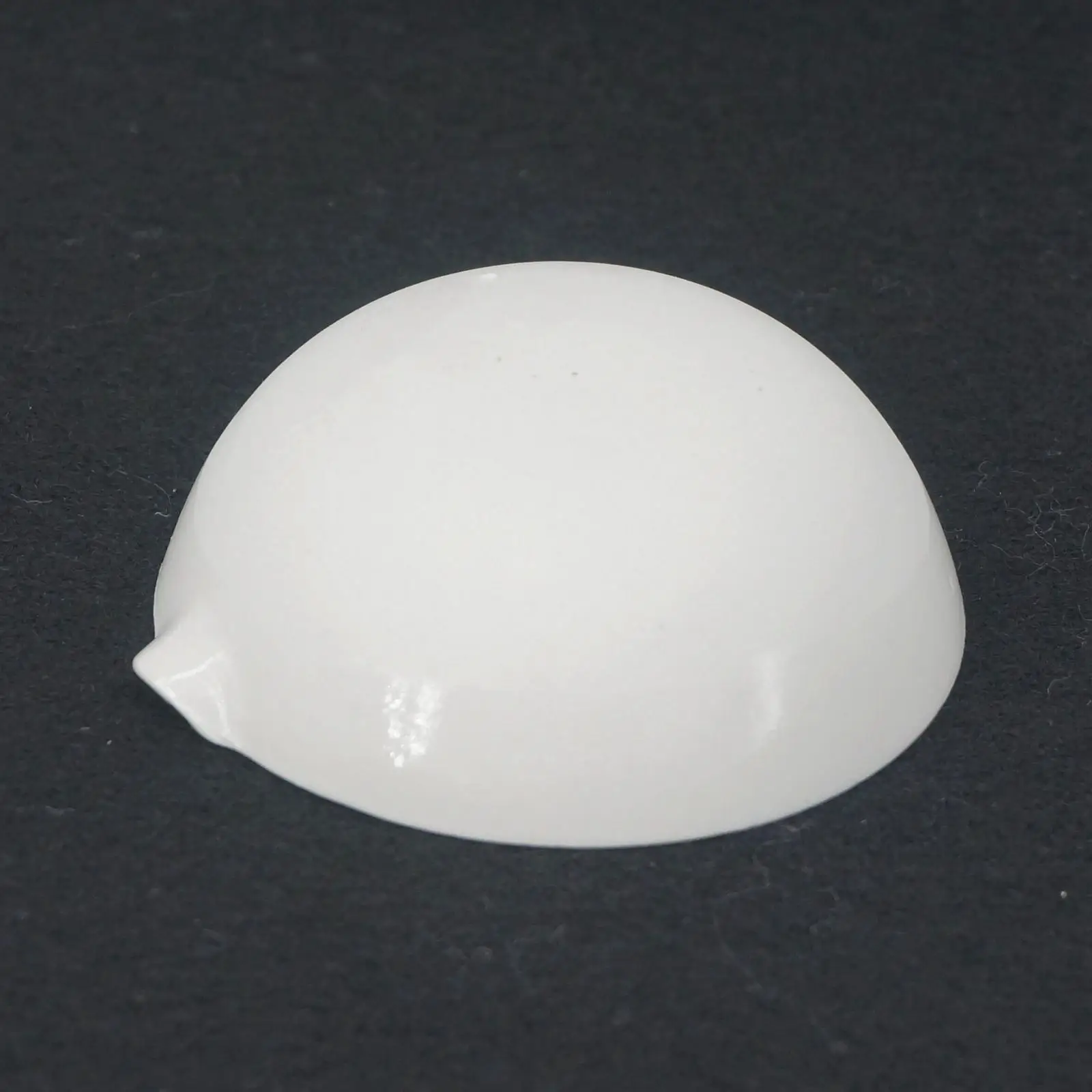 60ml Ceramic Evaporating dish Round bottom with spout For Chemistry Laboratory