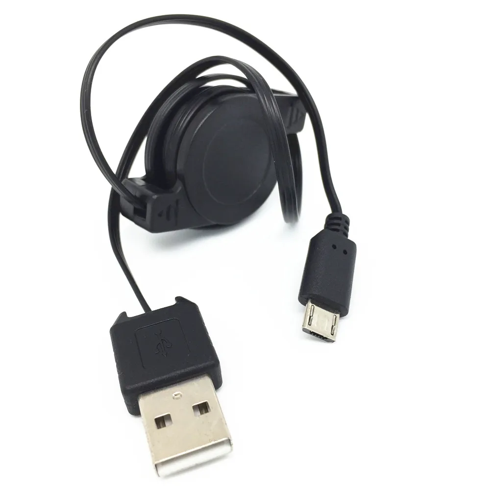 Retractable Micro USB Data Sync Charger Cable for Htc T328D T327 Sensation(Z710E) S710D T328T Desire Vt T320E G24 One V