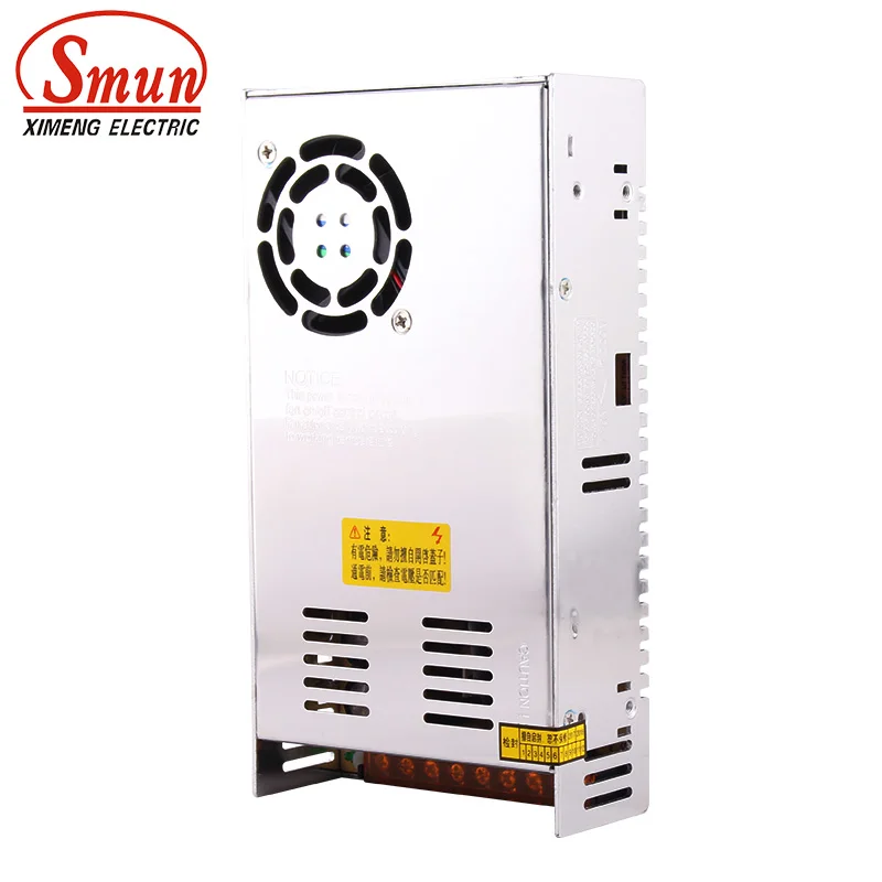 SMUN S-350-18 110VAC/220VAC Input 18VDC 19.5A Output 350W Switching Power Supply