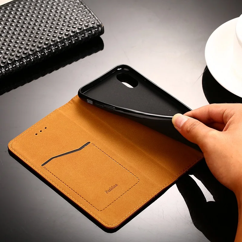 Luxury Case For On Sony Xperia 10 L3 L2 L1 XZ4 XZ3 XZ2 XZ1 XZ XZS X XA2 XA1 Z5 Z4 compact Premium performance case Leather cover view 4