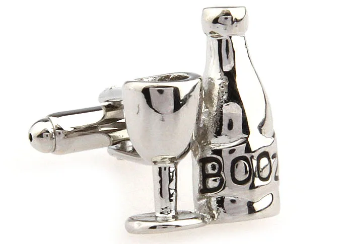 

2025 Lepton Fashion The bottle and Win Glass links design man cufflink for Hot Sales gift Business Part Cuff links