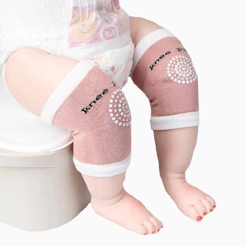 New four seasons baby knee pads cotton infant crawling toddler leggings half-loop non-slip dispensing children's leg warmers