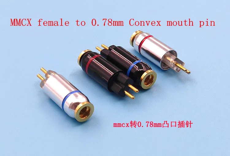 MMCX 0.78 ie80 qdc FitEar JH exk pin adapter mmcx female to 0.78mm/QDC/A2DC/IE80 pin 1pair