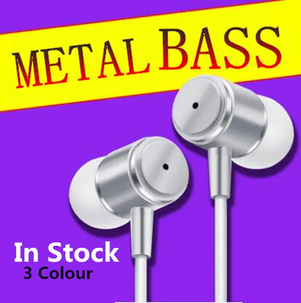 سماعة أذن JMF لهاتف شاومي آيفون 5 5S 4 وسامسونج MP3 MP4 ، سماعة رأس أصلية باس ، أصلي ، MP4 ،