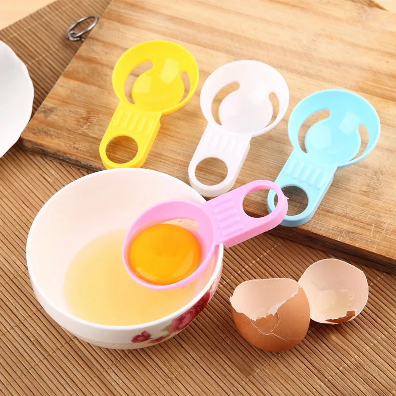 500Pcs/Lot Food Grade Plastic Egg Yolk White Separator Egg Divider Cooking Tools Kitchen Accessories Wholesale