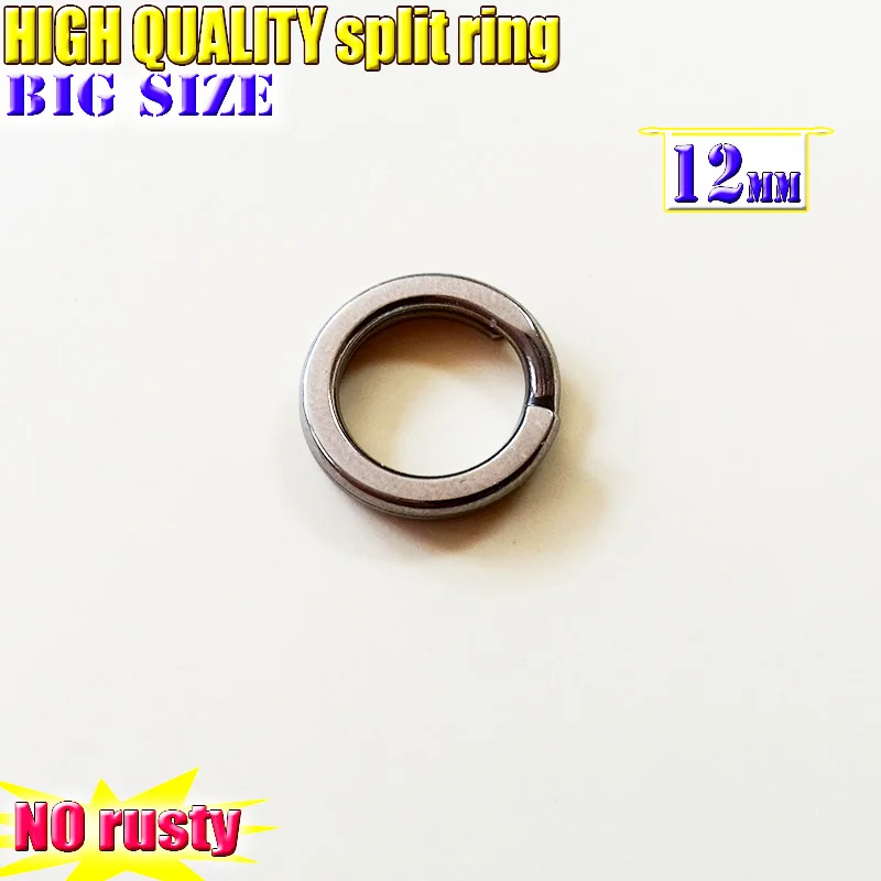 2023 new fishing split rings high quality not rusty stainless steel polishing technology 200pcs/lot