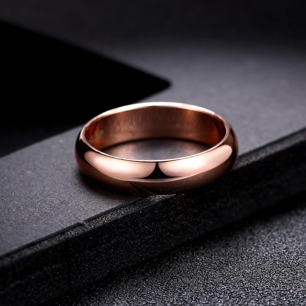 DWR049 Top Quality Classic Anti Allergy 18KRGP Finger Rings For Men And Women Fashion Brand Simple Style Jewelry Anel Anillos