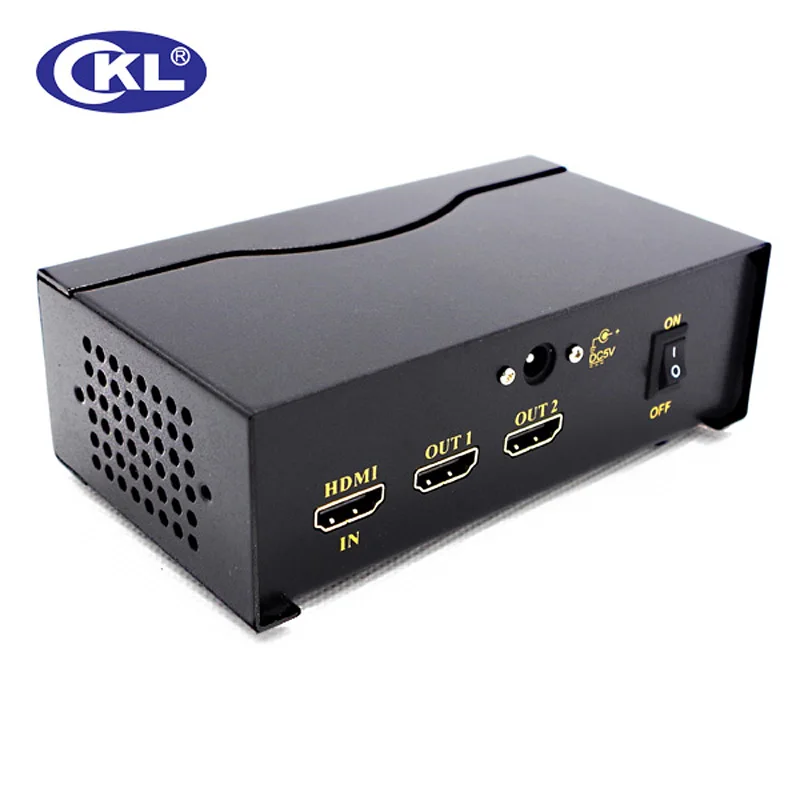 Ckl HD-92 1x2 2 포트 hdmi 분배기 지원 pc 모니터 용 1.4 v 3d 1080 p