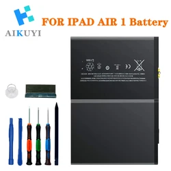 New Battery for iPad Air Battery Replacement Kit for iPad 5 Generation A1474, A1475, A1476 with Full Set Installation Tools