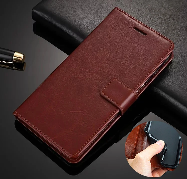 Flip Leather Case For ZTE Nubia Z11 Mini S Minis Vintage Wallet Case Stand Cover With Card Holder Nubia Z11 Mini S Case