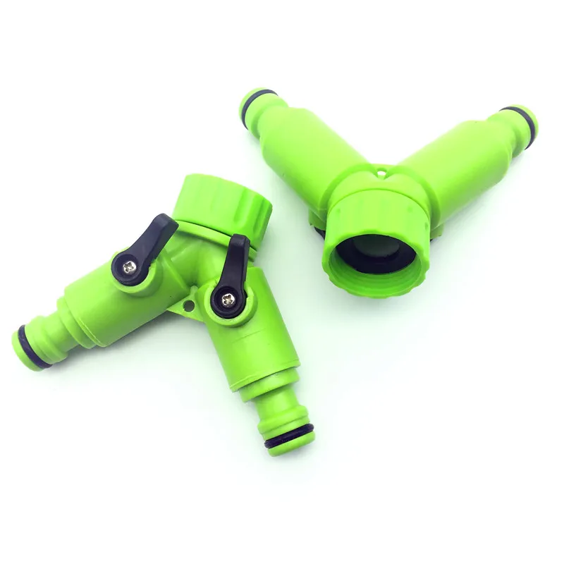 20pcs Shunt Y Double Adapter Adapter Connector Off Valve Faucet Fittings Distributor Sprinkler Watering Tool Connector