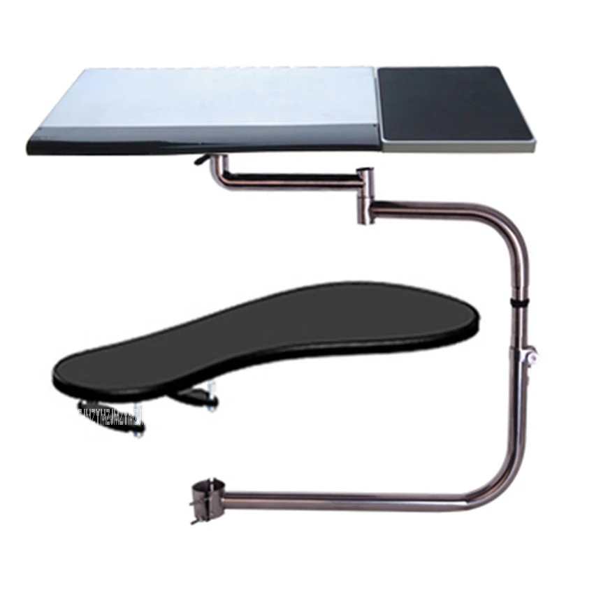 

OK-010 Multifunctional Full Motion Chair Clamping Keyboard Holder Lapdesk+Square Mouse Pad+Chair Arm Clamping XL size Mouse Pad