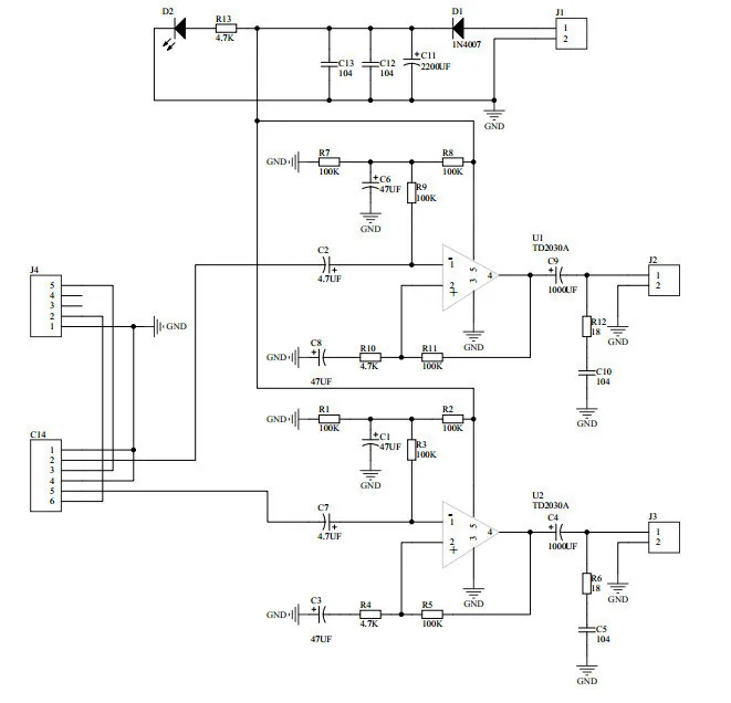 DIYデュアルチャンネルtda2030aパワーアンプボードディイキットforarduino電子生産トレーニングスイート