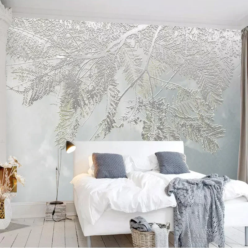 Photo Wallpaper 3D Stereo Leaf Murals Living Room TV Sofa Bedroom Background Wall Papers Abstract Art Home Decor Papel De Parede