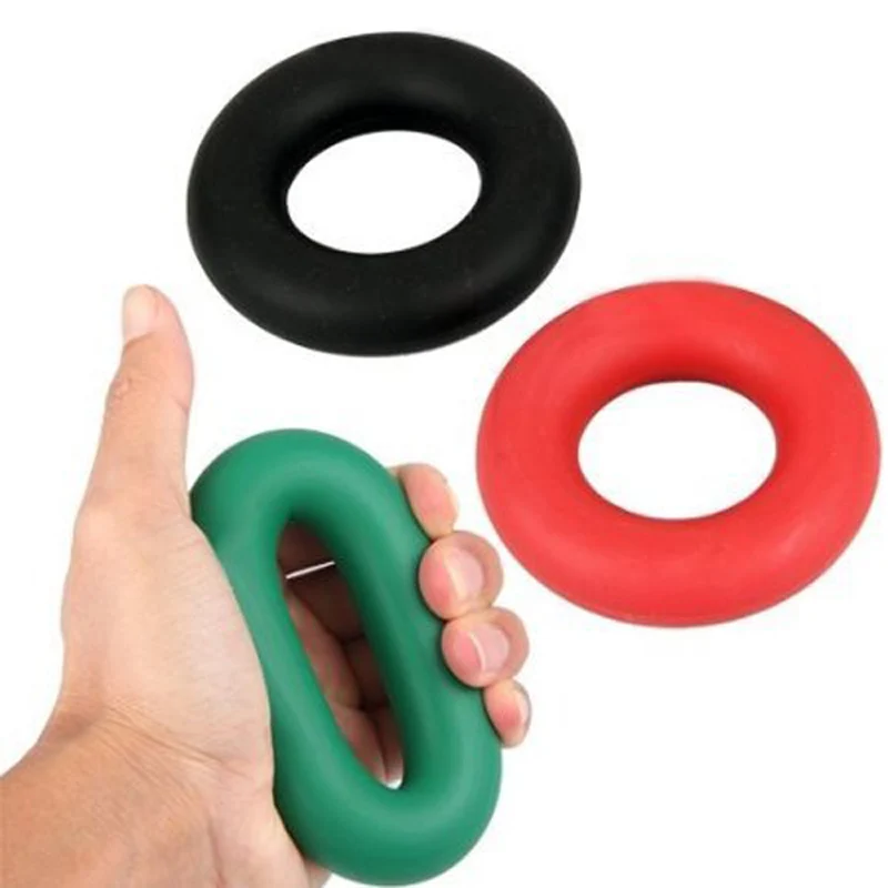 Rubber ring for hand and forearm strength, 3 colors,, 40,50lb, 8cm