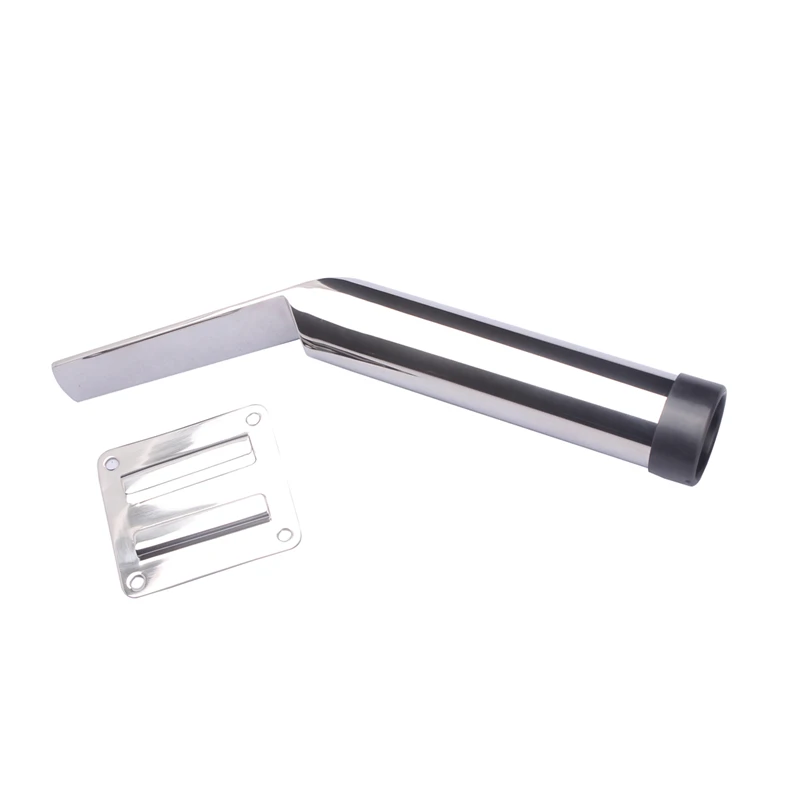 Portacanna da pesca per barche Marine 2 X portacanna per Yacht in acciaio inossidabile con accessori per barche superiori bianchi marine