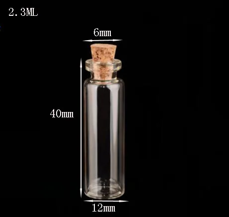 

300 шт. 12*40 мм Высококачественная стеклянная пробка, бутылочка для желаний, стеклянная пробирка, флакон, банки, контейнер, Мини пустой флакон для образцов