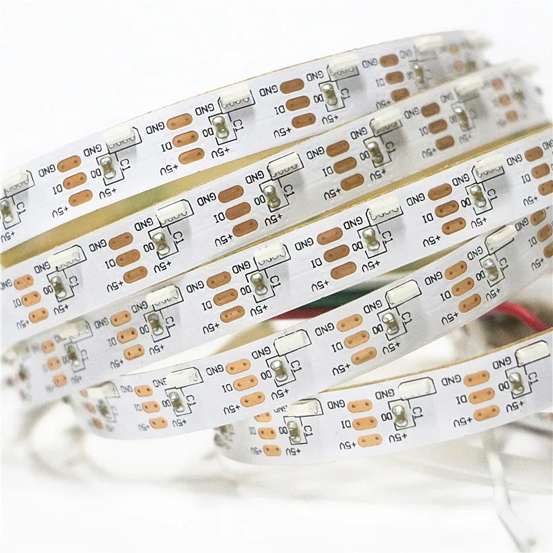 SK6812 4020 LED Side Emitting LED Strip 60leds/m WS2812B IC Addressable 8mm Thin Light Tape Non-waterproof DC5V 1m-5m