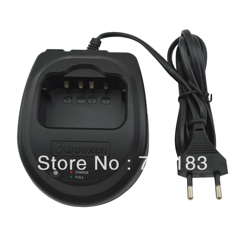 Original WOUXUN RC14E Li-ion Charger for KG-UV6D KG-689 KG-UVD1P with AC Cable