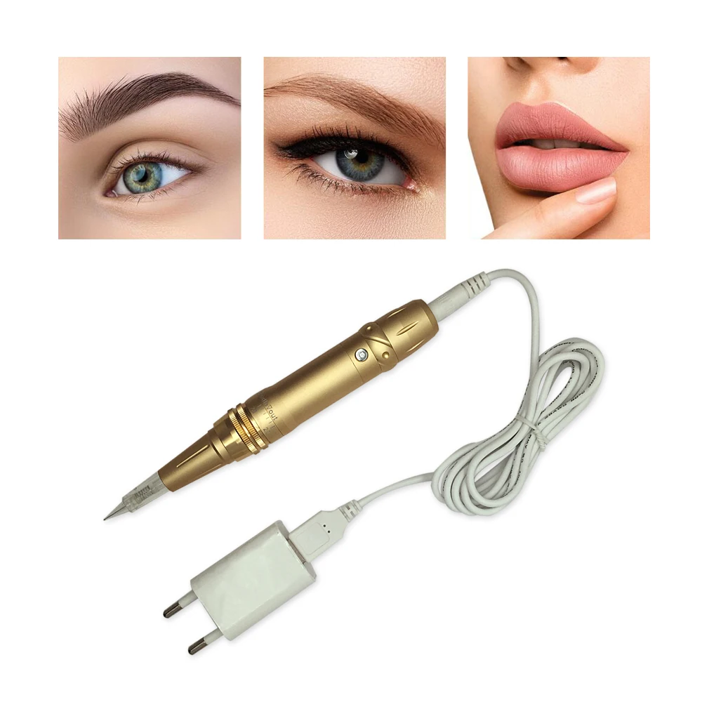 

Permanent Makeup Eyebrow Machine High-grade Speed Rotary Tattoo Pen Tattoo Gun for 3D Eyebrow Lip Eyeliner Rechargeable