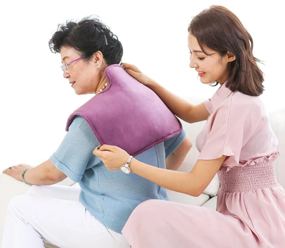 Electric shoulder neck electric heating heat warm bed cervical dorsal moxibustion hot compress shoulder man woman