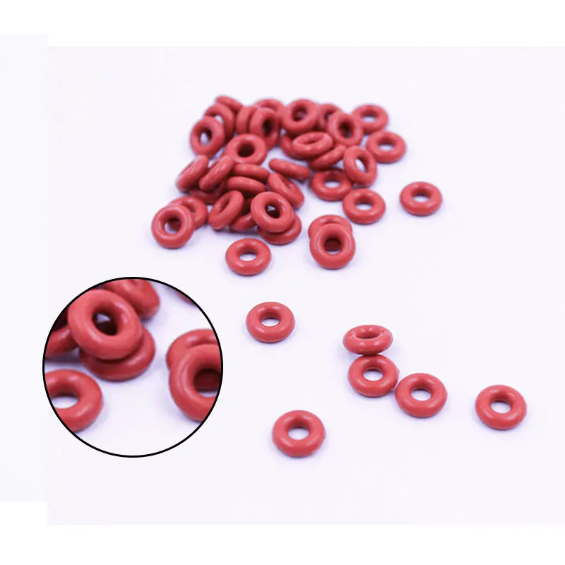 10PCS/lot Silicon Rings Silicone/VMQ O ring1.8mm Thickness ID1.8/2/2.24/2.5/2.8/3.15/3.55/3.75/4mm Rubber O-Ring Seal Gasket