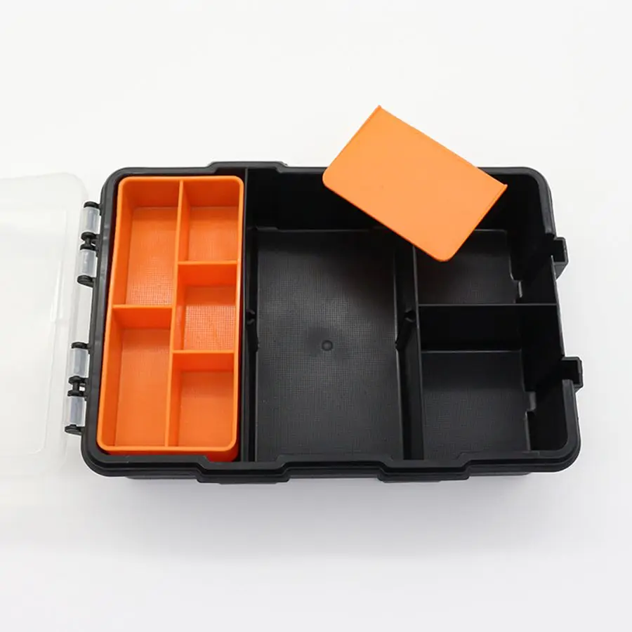 Brand New High Quality Big Capacity Multifunctional PP Toolbox Electronic Parts Plastic Box Removable Design Cells Screw Box