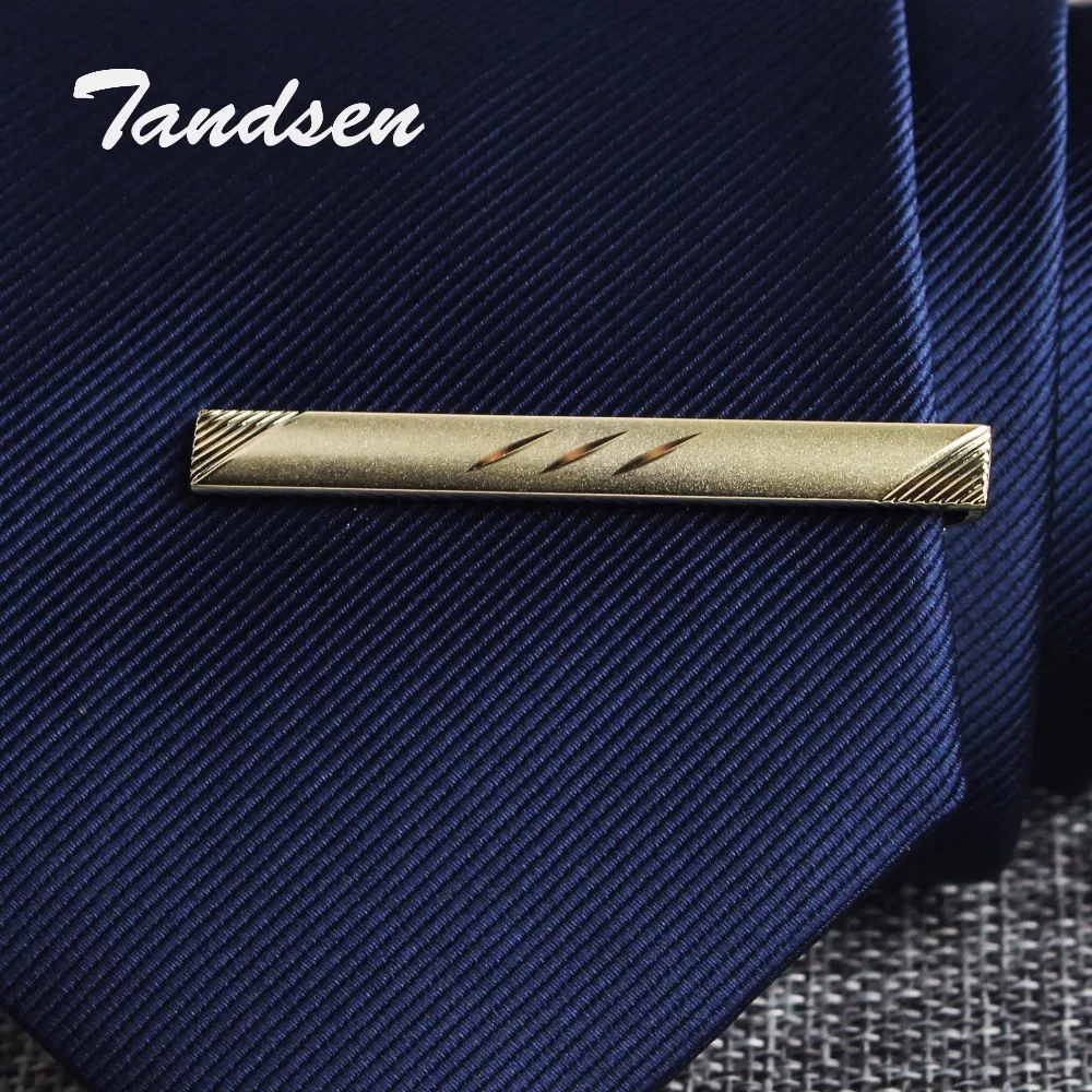 Tie Clip Classic Simple Style Pin Clasp Bar Rose Gold Color Male Business Necktie Clip Clasp Metal Men Jewelry