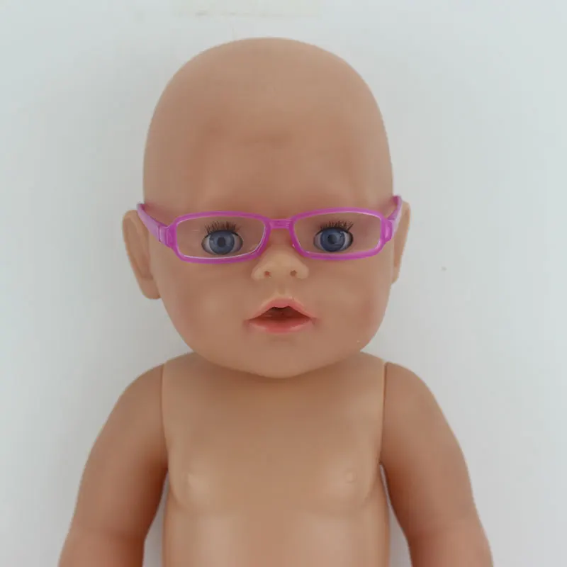 New Lovely Glasses Fit For 43cm baby Dolls, 17Inch Doll Accessories