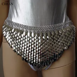 Chran New Beach Body Jewelry for Women Accessory Gold Silver Colors Chainmail Layer Waist Belly  Chains CRS203