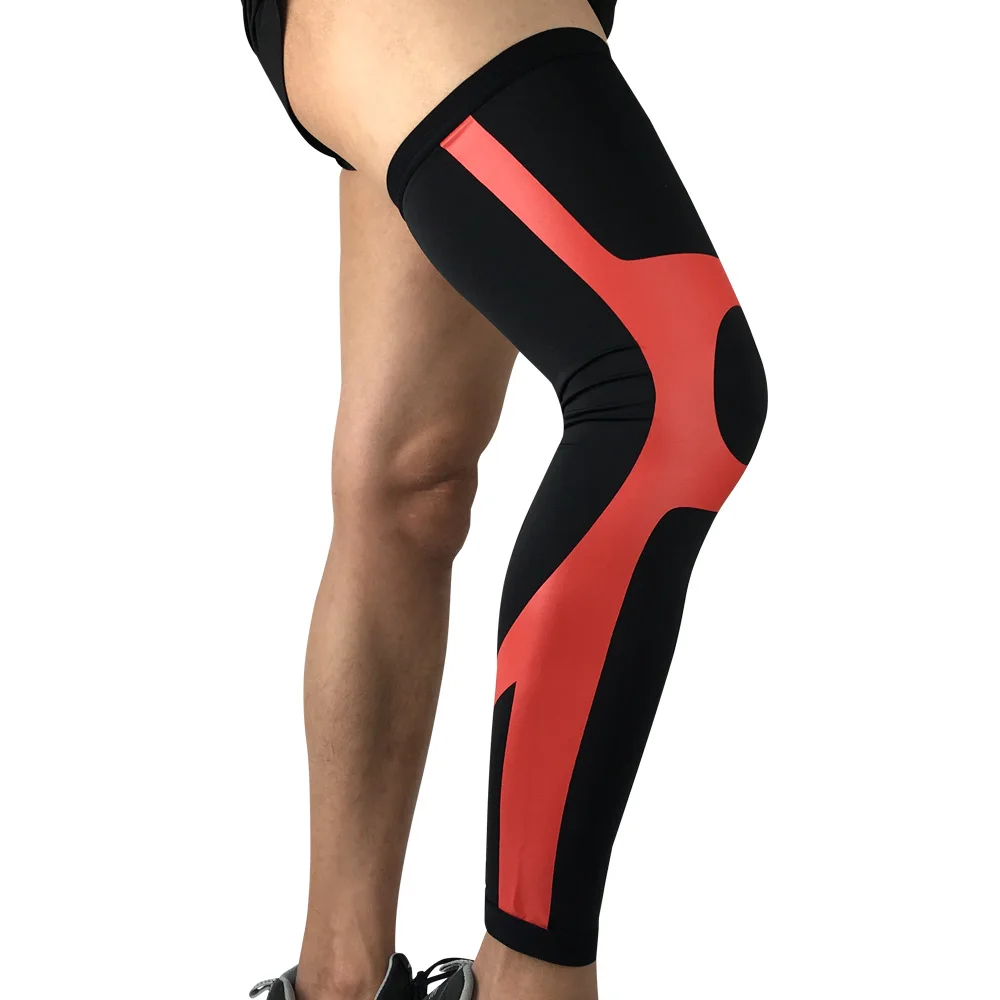 Genouillères de sport à compression élastique, équipement de protection pour les cuisses et les jambes, SPSLF0058