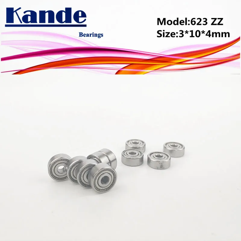 

Kande Bearings623 ABEC-1 623ZZ ABEC-3 623ZZ ABEC-5 623 ZZ Z3V3 623ZZ Miniature Deep Groove Ball Bearing 3x10x4mm 623-2Z