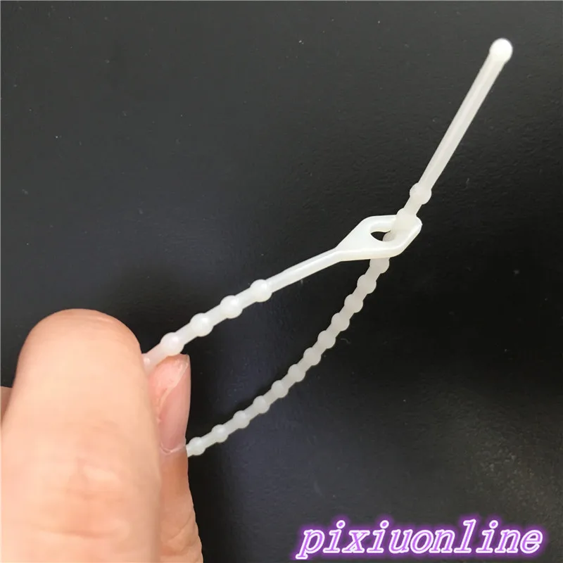 100pcs DS140Y Beaded Nylon Cable Ties Releasable 3*180mm Width 2.5mm Self-locking Cable Zip Ties High Quality On Sale