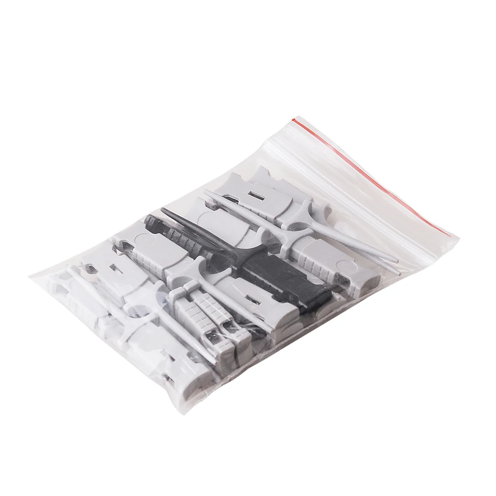Hantek ht321 mini gancho de teste gancho duplo, pinos de saída quadrados para osciloscópio venda quente 2 cores