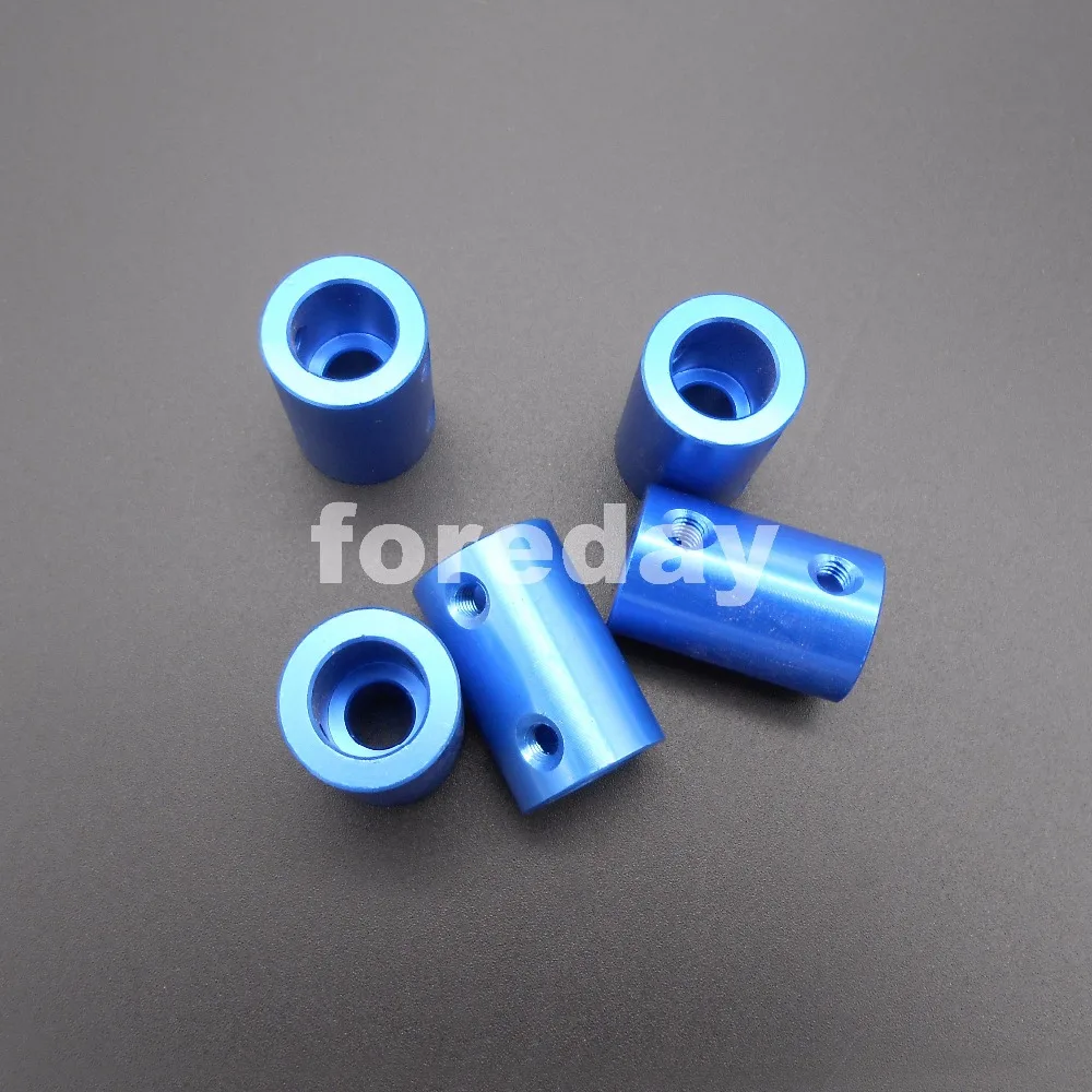 

10pcs 8 to 10mm Aluminum alloy Coupling Coupler Length 25mm dia.16mm BLUE 8 to 10mm *FD318X10