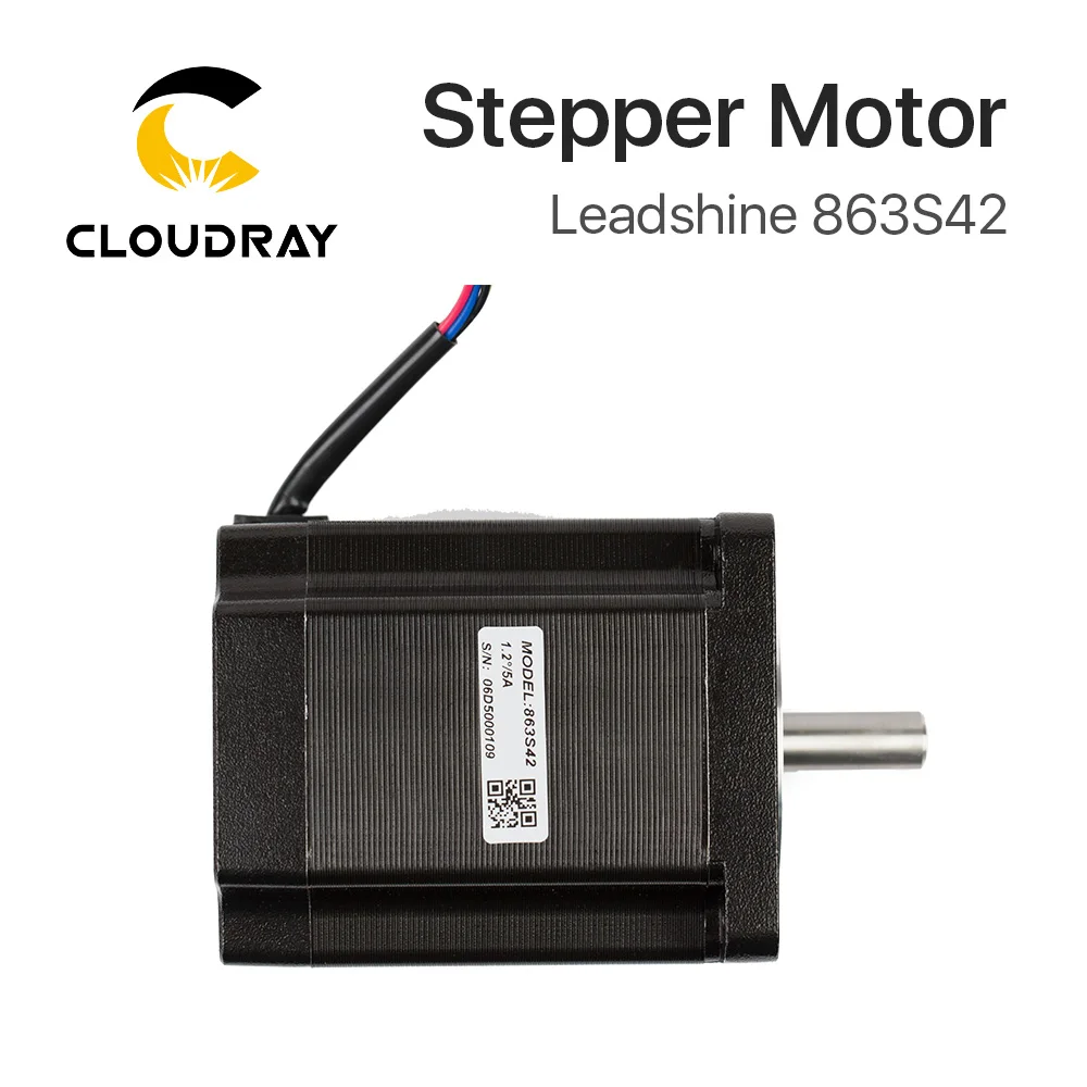 Imagem -04 - Cloudray Leadshine Fase Motor Deslizante 863s42 para Nema34 4.3a Comprimento 103 mm Eixo 12 mm